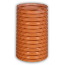 Труба Magnaplast гофрированная оранж. 300х6000мм SN8 б/резинки(горф. оранж)