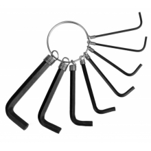 Ключи шестигранные имбусовые Чехол малые набор 8 шт на кольце 1,5-5мм 60-240