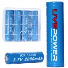 Аккумулятор 18650 2600 mAh 3,7В (синий)