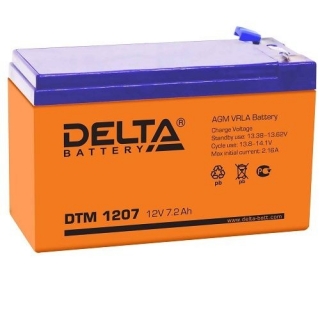 Аккумуляторная батарея Delta HR12-7.2 (12 В 7.2 Ач)