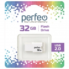 Флэш-накопитель USB 32GB M01 White PF-M01W032
