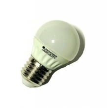 Лампа светодиодная Экономика Ecо LED3GL45E2745 (шарик, 3Вт, 4500, белый свет, Е27)