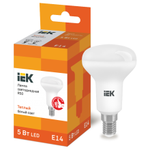Лампа IEK R50 рефлектор 5Вт 230v 3000К Е14
