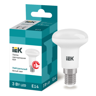 Лампа IEK R39 рефлектор 3Вт 230v 4000К Е14