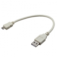 Кабель USB (micro USB - USB A) 0.2 метра, серый REXANT