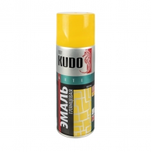 Эмаль желтая KUDO 520мл