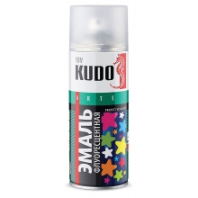 Эмаль флуоресцентная зеленая KUDO 520мл